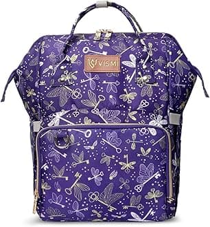 VISMIINTREND Customized Diaper Backpack for Mother for Travel | Maternity Nappy Bag | Large Baby Diaper Bag | Diaper Bag for New Born Baby | Hospital Bag for Women | Baby Shower Gift for Mom