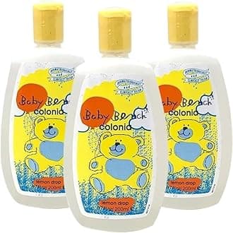 Colonia LEMON DROP COLOGNE | Perfume for Babies, Gentle & Safe, Mild Fragrance | Long-lasting Moisture & Delicate Fragrance | Safe for Mother's Hands & Baby's Skin 200 ml - (Pack of 3).