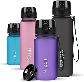 720°DGREE Water Bottle “uberBottle“ +Sieve - 350ml, 500ml, 650ml, 1L, 1.5l - BPA-Free Tritan, Leakproof, Reusable Drinking Bottle - Sports Bottle for Gym, Fitness, Kids, Bike, Travel, School, Office