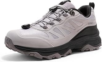 NORTIV 8 Women's Waterproof Hiking Shoes Quick Laces Outdoors Walking Trekking Camping Tennis Sneakers Canyon