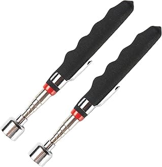2PCS Telescoping Magnetic Pick Up Tool 20 lb - Extendable 31",Telescopic Magn...