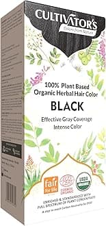 Organic Herbal Hair Color (Black)