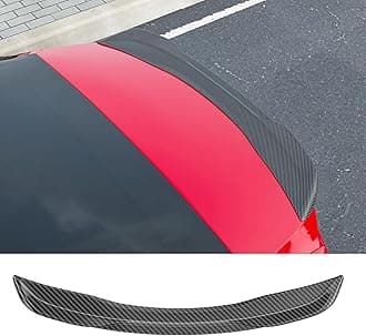 Xipoo Rear Spoiler Compatible with 2025 2026 Toyota Camry Spoiler ABS Trunk Wing Glossy Carbon Fiber Trunk Lip Replacement for 2025 2026 Toyota Camry Accessories