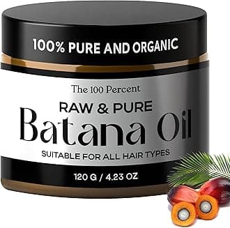 Pure and Raw Batana Oil for Hair Growth Dr Sebi Organic Sourced from Honduras 4.2 OZ / 120g - Hair Growth Oil - Botana (120g, Paste)