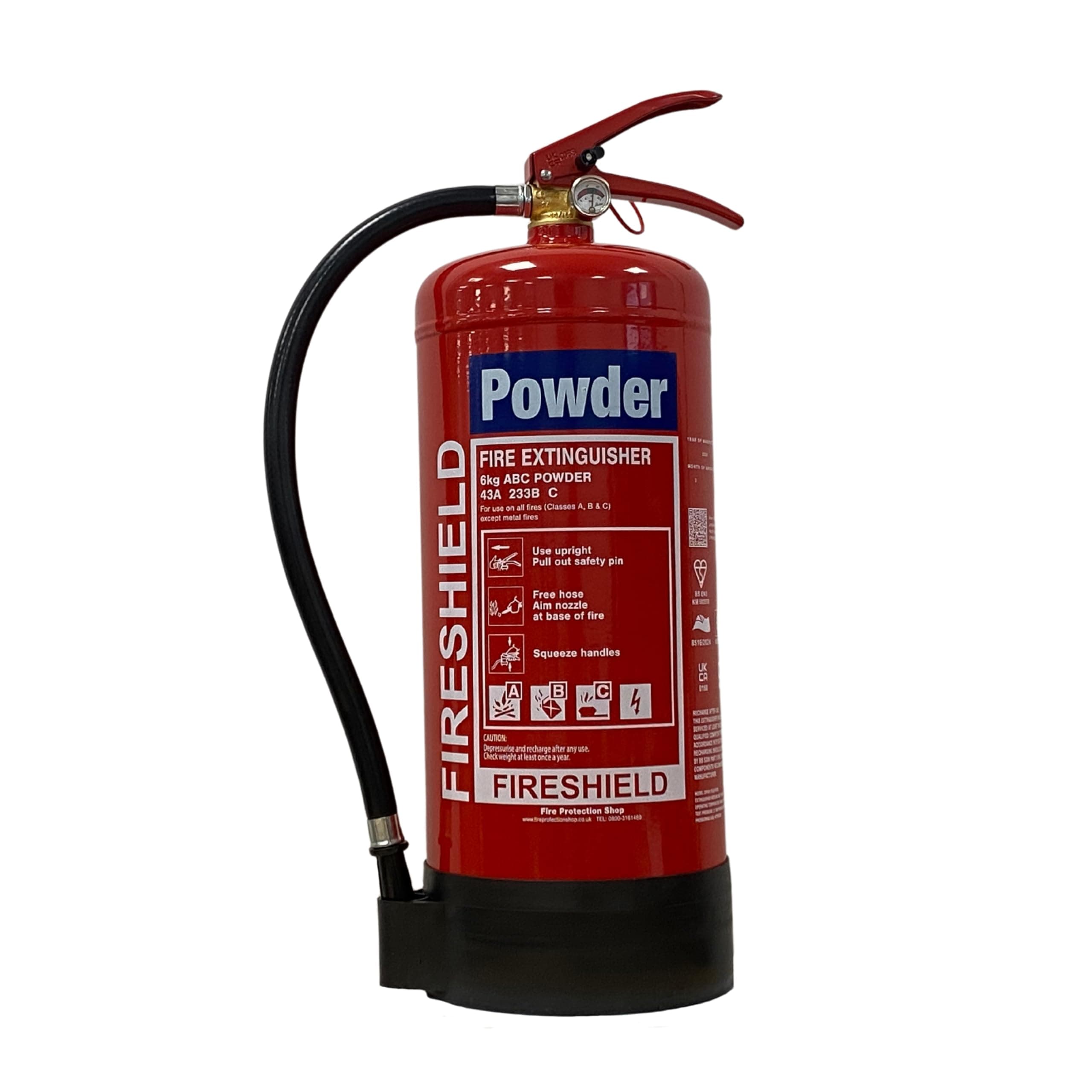 6kg Dry Powder Fire Extinguisher - ABC - FireShield
