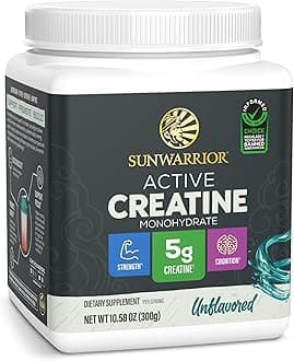 - Creatine Monohydrate Powder Micronized PreWorkout Recovery Supplement | Support Muscle Building Strength Training Cognition | Vegan & Keto Friendly Easily Mixes (60 Serving) Unflavored Active Creatine