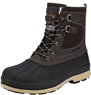 NORTIV 8Men's Waterproof Winter Snow Boots AVENUE