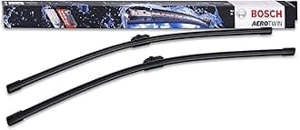 Bosch Wiper Blade Aerotwin A034S, Length: 650mm/650mm – Set of Front Wiper Blades - Only for Left-Hand Drive (EU)