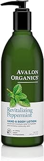 Avalon OrganicsPeppermint Hand And Body Lotion, 12-Ounce Bottle (Pack of 2)