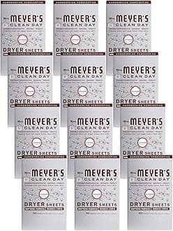 Clean Day Dryer Sheets, Lavender, 80 Count (Pack of 12)