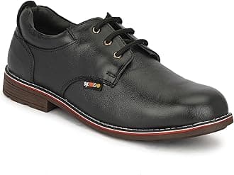 SKEEDO® Formal Premium Safety Shoes for Men's with Industrial Steel Toe Cap | Anti-Slip and Water Resistant | Genuine & TPR Sole | Durable for Construction Work's