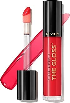Revlon Super Lustrous Lip Gloss, Non-Sticky, Hydrating, High Shine Finish, 240 Fatal Apple, 0.13 oz