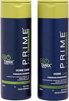 BIO TANIX Brazilian Protein Home Care Premium Shampoo For Chemically Treated Hair Lotus + Protein Hair Shampoo For Women/Men (Shampoo+Conditioner)