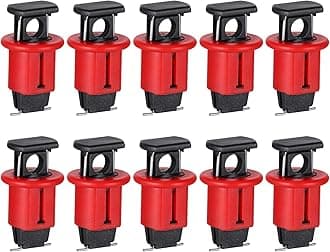 Miniature Circuit Breaker Lockout, 10pcs Professional Air Switch Lock Electrical Safety Lockout Circuit Breaker Lock for Power Isolation Miniature Circuit Breaker