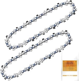 Mini Chainsaw,4 Inch Portable Electric Chainsaw Cordless,Handheld Chain Saw Pruning Shears Chainsaw for Tree Branches, Courtyard, Household and Garden (Only 2*Chains)