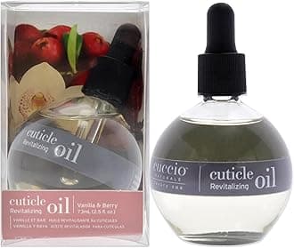 Cuccio Naturale Cuticle Oil - Vanilla & Berry Revitalizing Hydrator - Repair Skin & Nails - Paraben & Cruelty-Free - 2.5 Oz