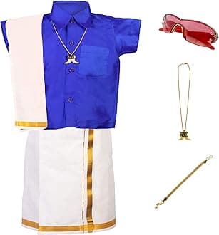 AMIRTHA FASHIONBoys Traditional Dhoti & Shirts SET WITH ACCESSORIES (RSTCMBD-$)