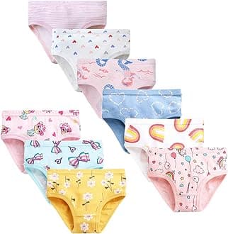 Girls' Underwear Comfortable Briefs Cotton