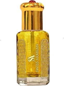 Swiss Arabian Abeer ♀♂ 12mL | Artisanal Hand Crafted Perfume Oil Fragrance for Women and for Men | Traditional Attar Style Cologne | by Perfumer Oud | Gift/Party Favor | Body Oil