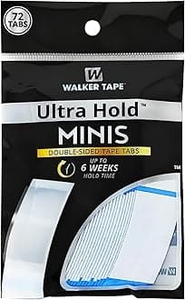 Walker's Ultra Hold Minis Adhesive Tape Strips 72 Pack