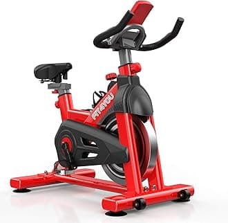 FOXHUNTER FIT4YOU Exercise Bike Indoor Cycling Home Gym Workout Cardio Fitness Adjustable Resistance LCD Monitor FH-EB07