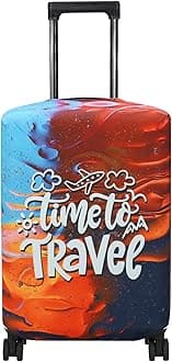 Explore Land Travel Luggage Cover Suitcase Protector Fits 18-32 Inch Luggage