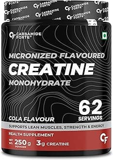 Creatine Powder | Creatine Monohydrate Powder 250g Cola Flavor For Lean Muscle, Strength & Energy | Gym Supplements For Men & Women- 250g