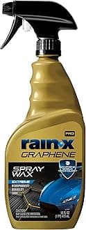 Rain-X PRO 620183 Graphene Spray Wax, 16oz - Enhances Gloss, Slickness and Color Depth of Painted Surfaces While Repelling Dust, Dirt and Debris, Extending Existing Wax Protection