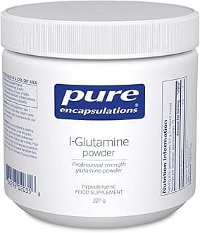 Pure Encapsulations L-Glutamine Powder - Hypoallergenic Amino Acid Supplement - 227 Grams