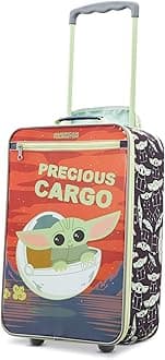 American TouristerDisney Kids' 18" Softside Upright, Star Wars The Child, Carry-On 18-Inch, Disney Softside Upright Luggage