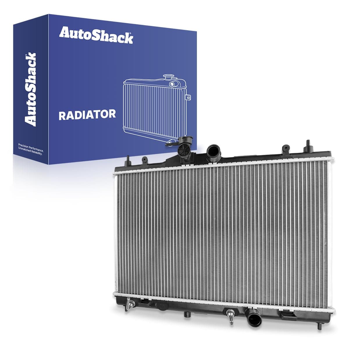 AutoShack Radiator 23.63" (600.2 mm) Core Replacement for 2009-2014 Nissan Cube 2007-2011 Nissan Versa 1-PC