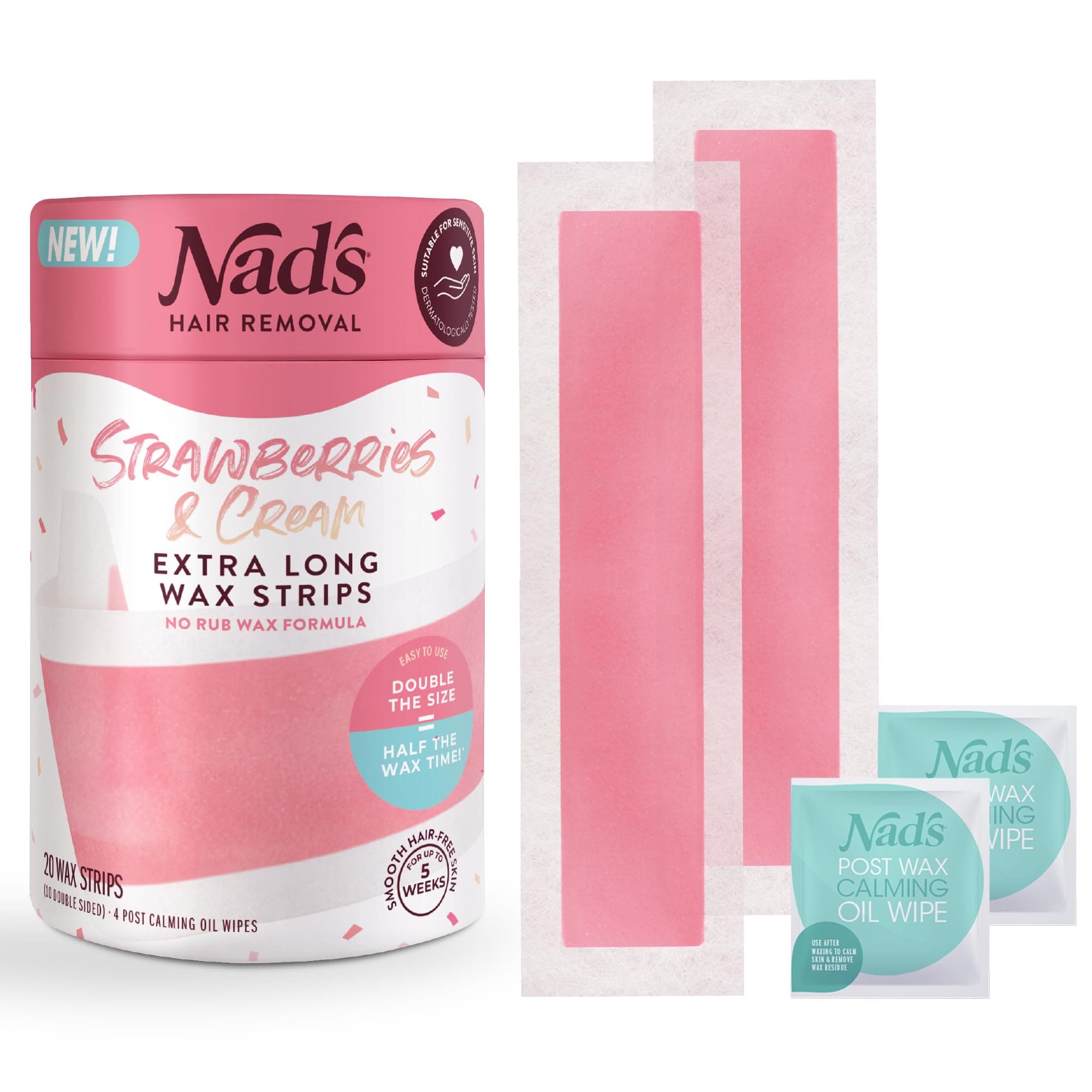 Nad's XL Wax Strips
