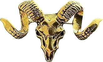 Patch Nation Sheeps Head Ram Cosplay Metal Pin Badge