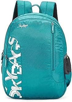 Casual Standard Backpack 28L, 2 Main Compartments, Bottle Pocket, Front Pocket, Padded Shoulder Straps | Sea Green | Brat