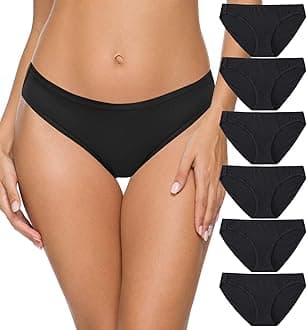 Women’s Underwear Cotton Hipster Panties Breathable Stretch Bikini Panties for Women Pack