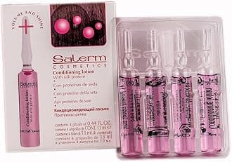 Salerm Cosmetics Conditioner Lotion For Volume & Shine Treatment - 4 Vial x 0.44 oz