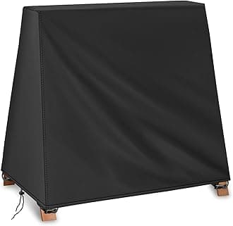 Swing Cover, 420D Oxford Waterproof Outdoor Furniture Porch Cover A Frame Patio Swing Dust Covers (72" L x 55" W x 67" H)