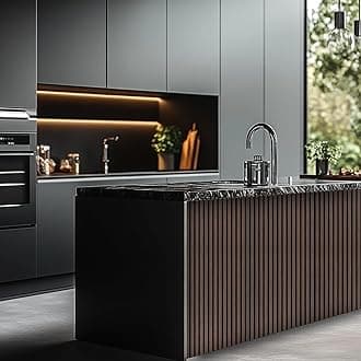 Decoranddecor Acoustic Slat Wood Wall Panels and Ceiling Panelsling Decorative 3D MDF 120 cm x 60 cm - Smoked Oak - 2 Pack