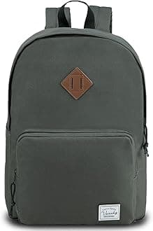 VASCHYUnisex School Backpack, Teenage School Backpack Ultralight Portable Backpack 15.6 Inch for Teens Adults Water Resistant College Backpack