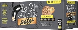 Tiki Cat After Dark Pate+ Assorted Pack, 5.5 oz Cans (Pack of 8)