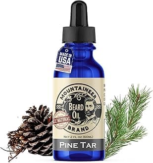 Beard Oil by Mountaineer Brand. Beard Conditioning Oil, 60ml bottle (WV Pine Tar)