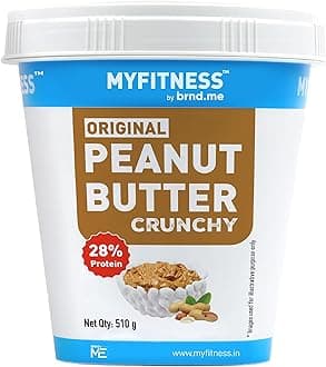 Original Classic Peanut Butter Crunchy 510g | 25g Protein to Boost Energy | Tasty & Healthy Nut Butter Spread | Vegan | Cholesterol Free, Gluten Free | Zero Trans Fat | Peanut Butter Crunchy