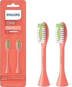 SONICAREPhilips One by , 2 Brush Heads, Miami Coral, BH1022/01