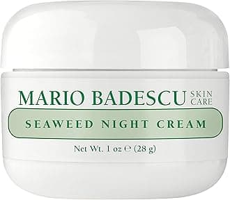 Seaweed Night Cream for Women Anti Aging Oil-Free Moisturizer with Collagen & Sodium Hyaluronate, Ideal for Combination