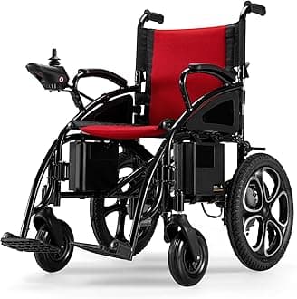 Electric Wheelchair for Adults,500W Motors Powerful, Mobility Scooter 16 Inch Big Wheels, All Terrain Power Wheelchair, Compact Portable Motorized Wheelchair for Seniors, Long Travel Range