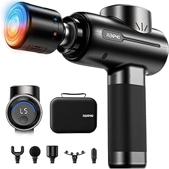 Massage Gun with Heat and Cold, Percussion Muscle Deep Tissue Massage Gun Portable with APP, Electric Handheld Massager Gun, Muscle Massager Gun for Men and Women, Active+ Thermacool