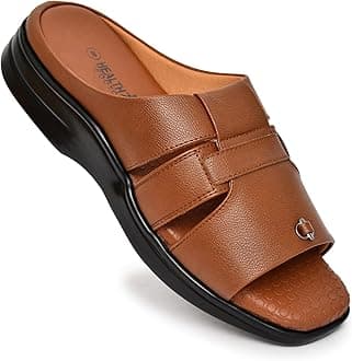 HEALTH FIT Extra Soft Diabetic & Orthopedic Slippers/Doctor Sole Chappal & Comfortable LightWeight Foortwear For Men's-702