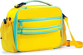 Cerbonny Kids Lunch Box, Yellow-3, Unisex, Polyester, With Insulation, Easy-clean, Multiple Carrying Options, Big Capacity, Lightweight, Quality Guaranteed