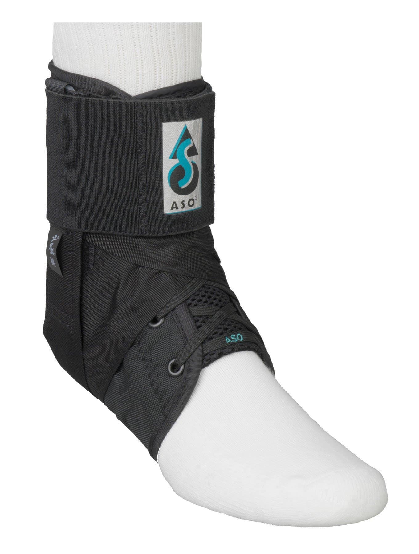 ASO Ankle Stabilizing Orthosis w/inserts (Small - Black)