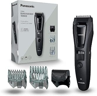 Panasonic ER-GB62 Wet & Dry Electric Hair, Beard & Body Trimmer for Men with 40 Cutting Lengths, Black